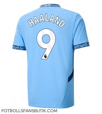 Manchester City Erling Haaland #9 Replika Hemmatröja 2024-25 Kortärmad